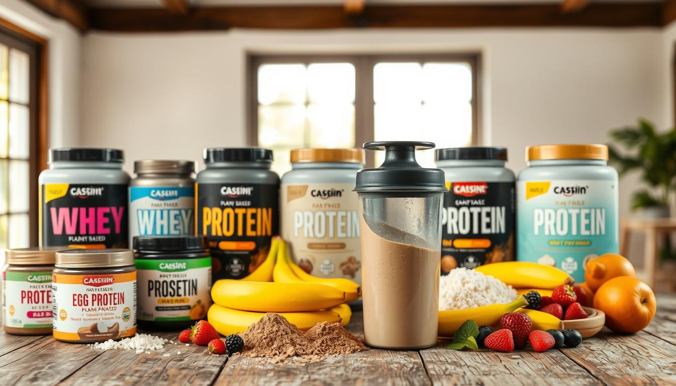 forskellige typer proteinpulver