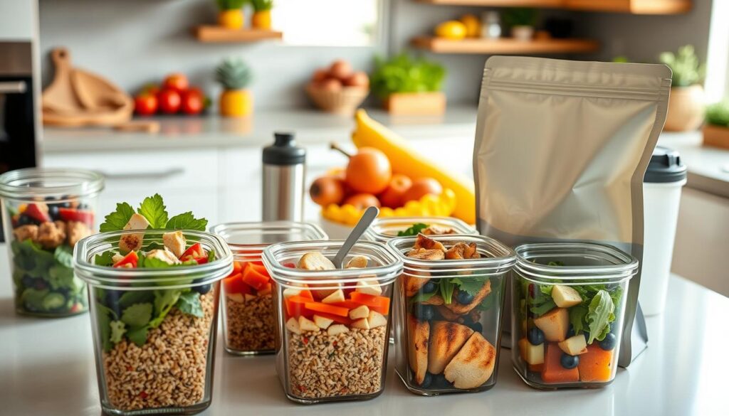 meal prep med proteinpulver