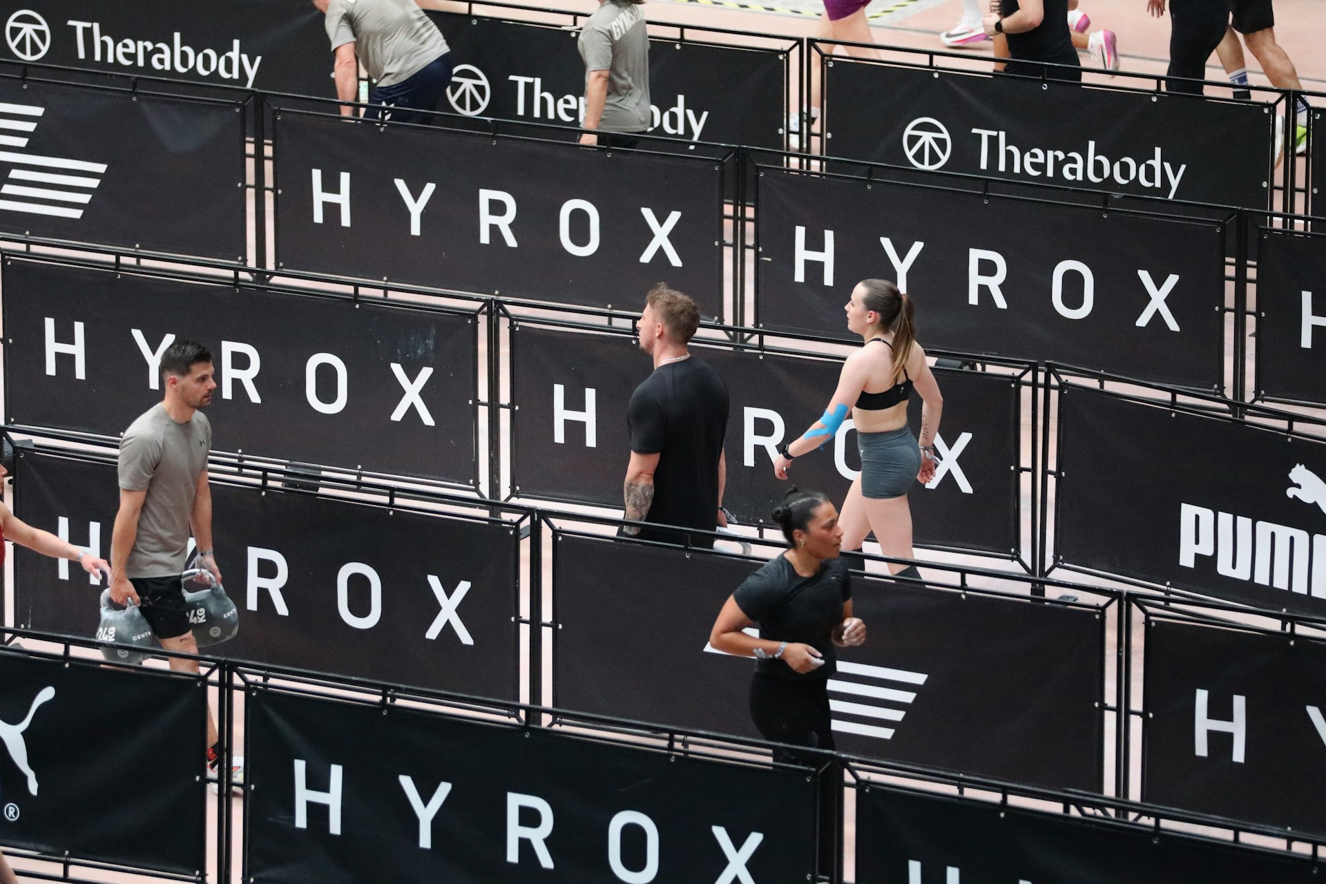 Hyrox bannere til fitness event